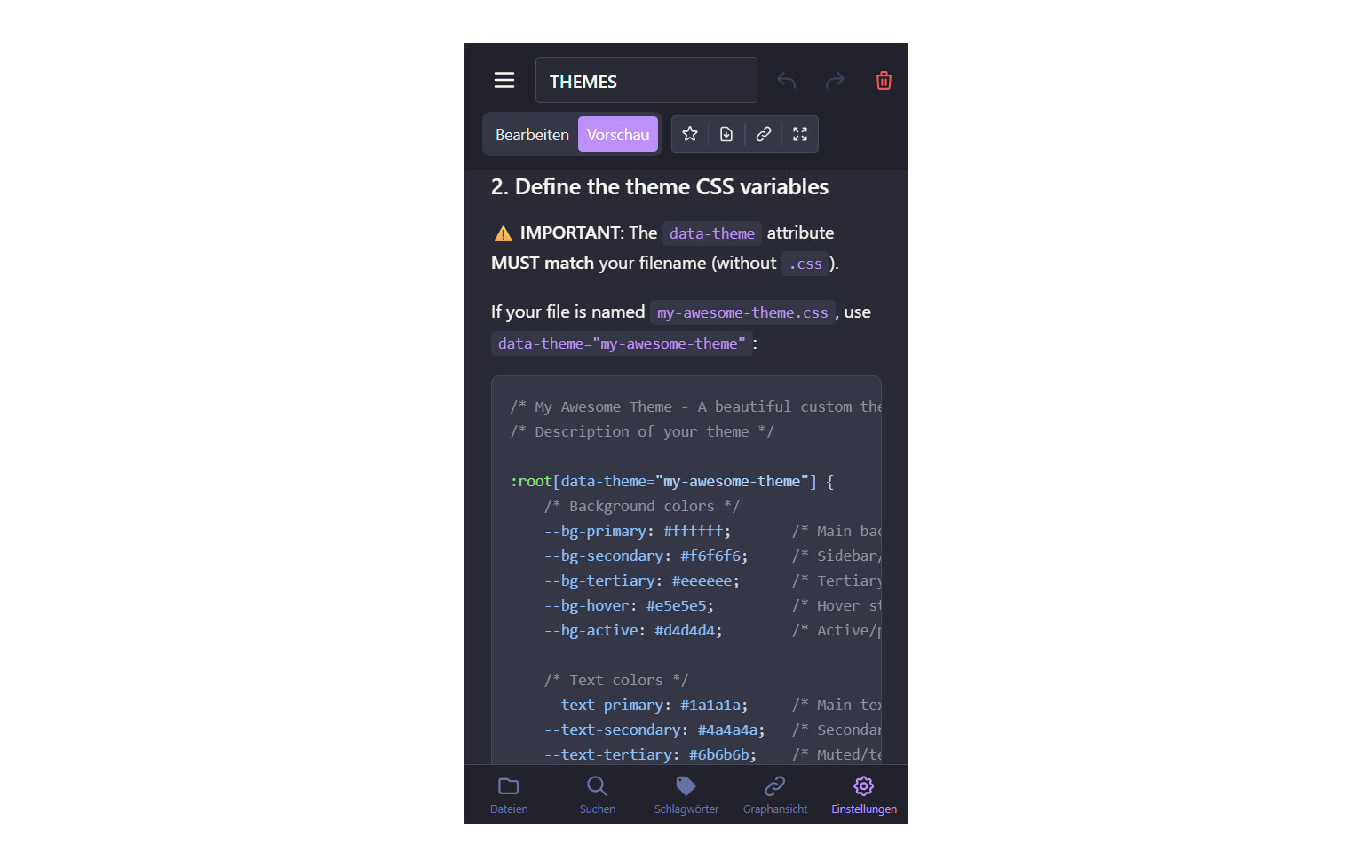 NoteDiscovery responsive mobile interface