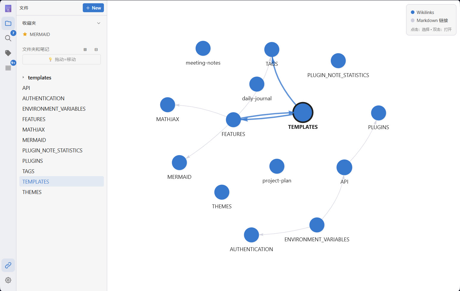 NoteDiscovery Graph View