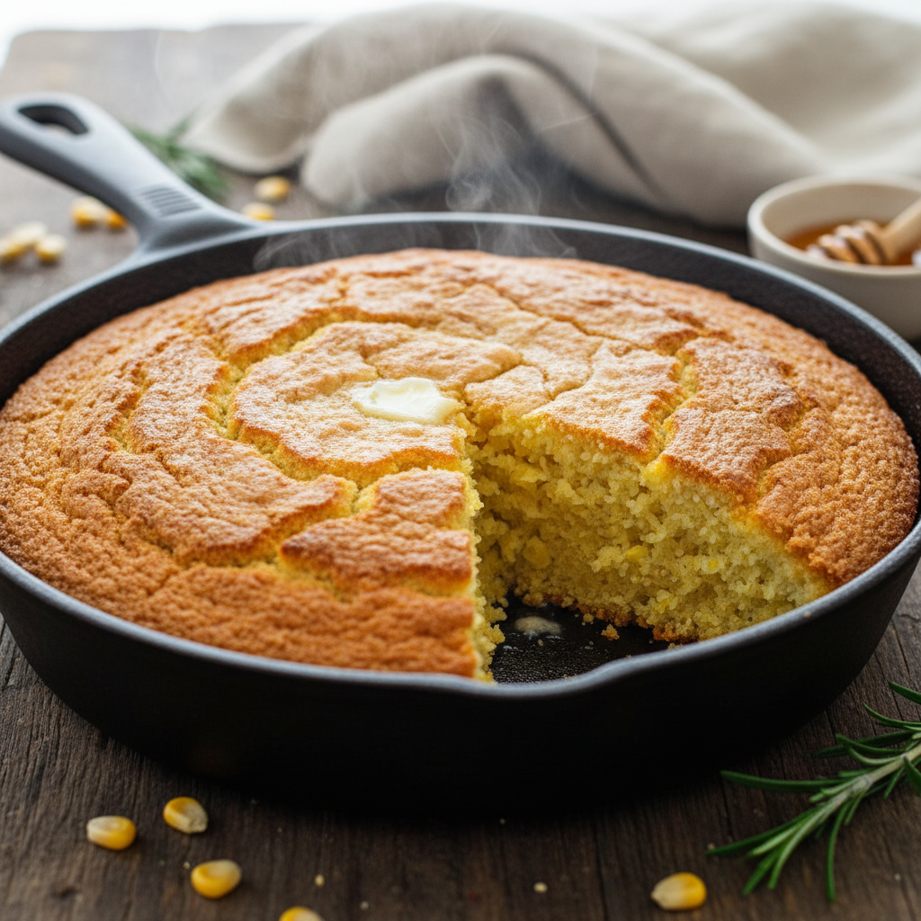 Hero Image of Traditional Rustic Cornbread